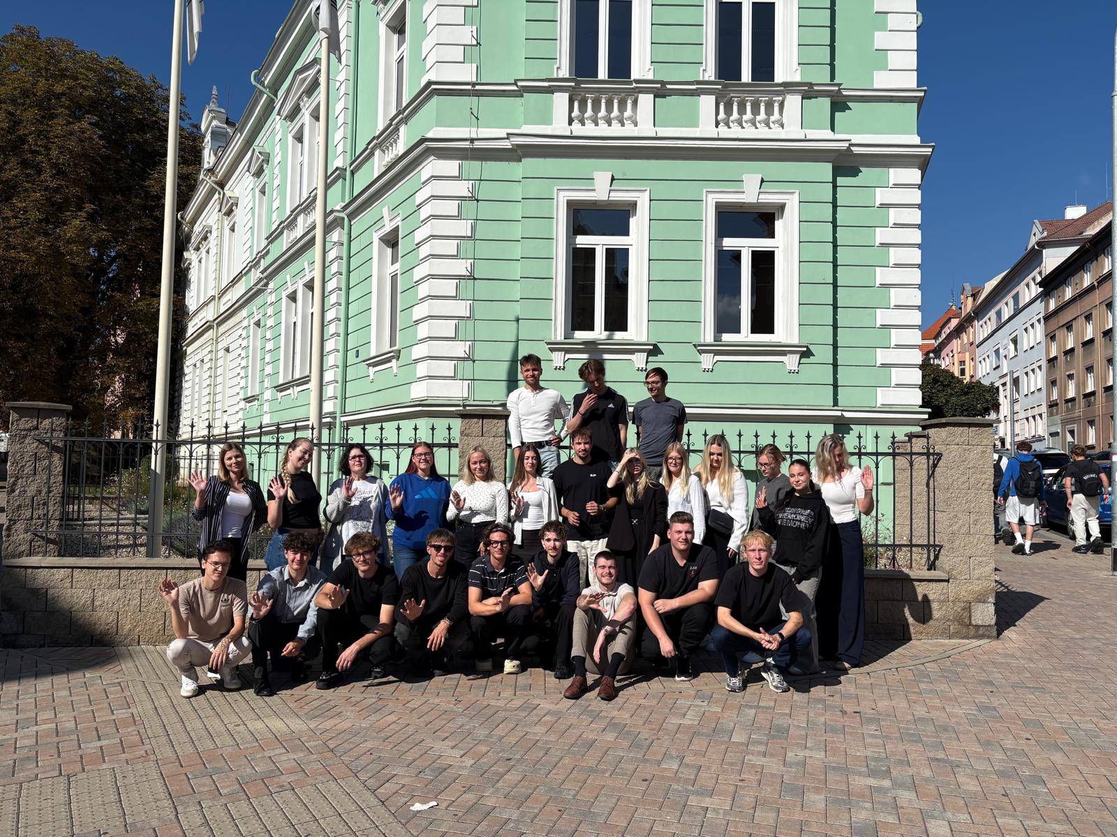 Fotografování studentů VOŠ