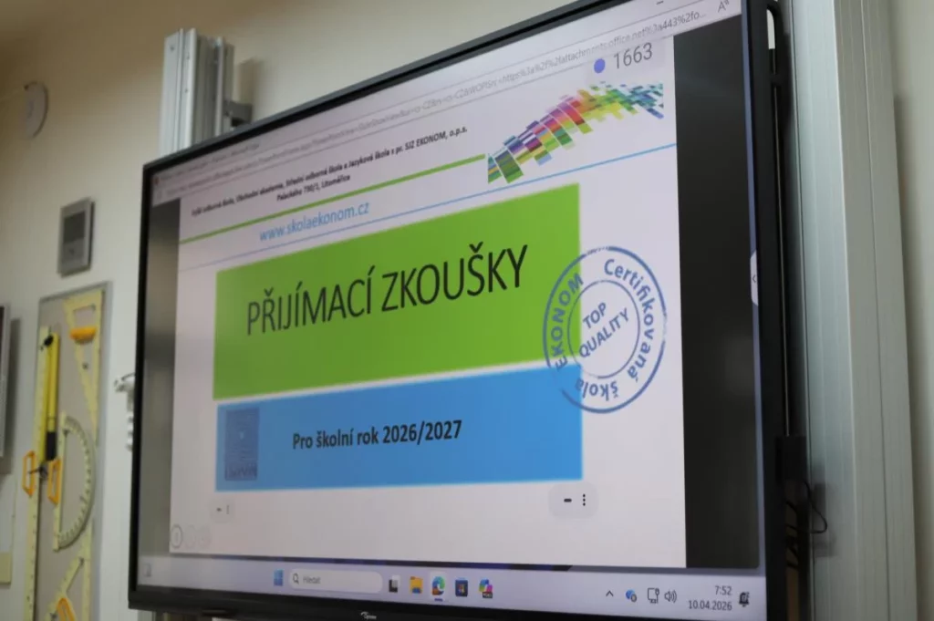 Přijímací řízení na škole EKONOM